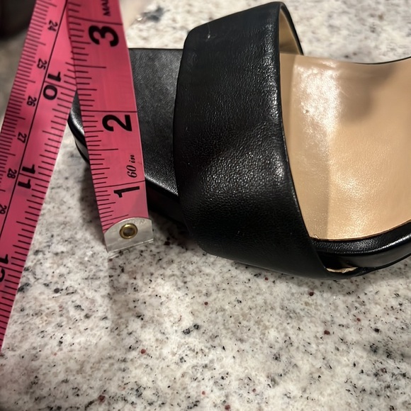 Naturalizer Womens Fields Platform Ankle Strap High Heel Sandal Black 10 Wide - Picture 6 of 7